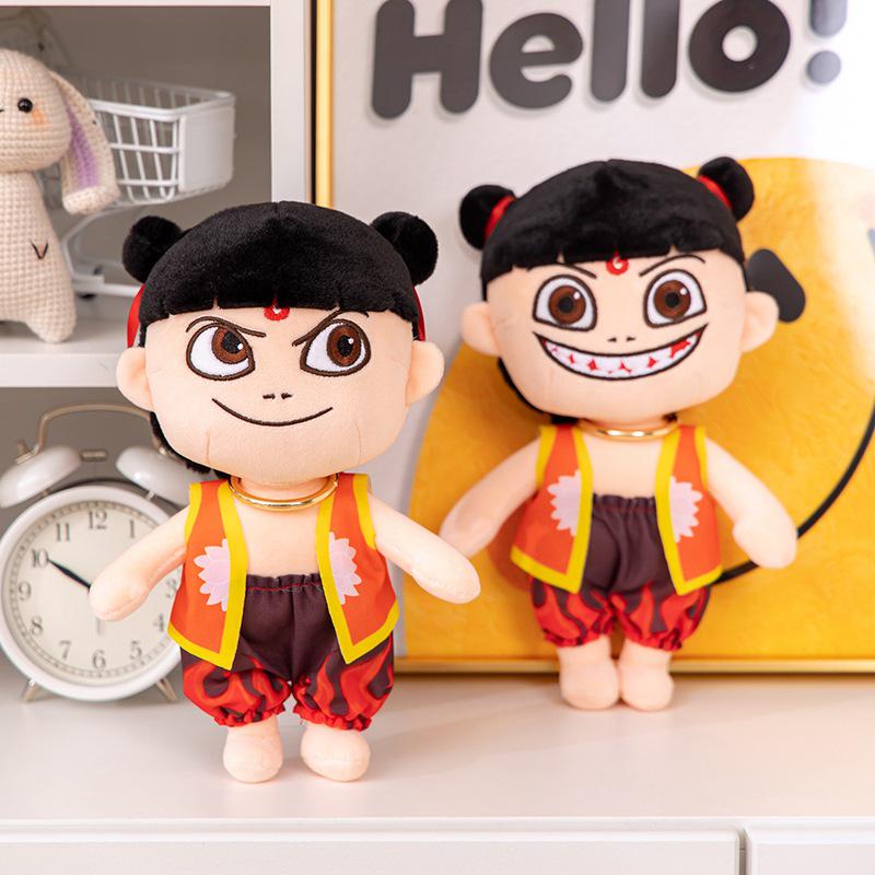 Nezha 2 Movie Plush Doll – Cute Nezha & Ao Bing Trendy Toy Gift for Friends