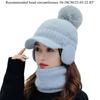 Hat Balaclava Set Beanie Scarf Set Winter Warm Knit Hat Scarf Set Skullies Beanie Men Ear Head-Neck Cover Ski Beanie Hat