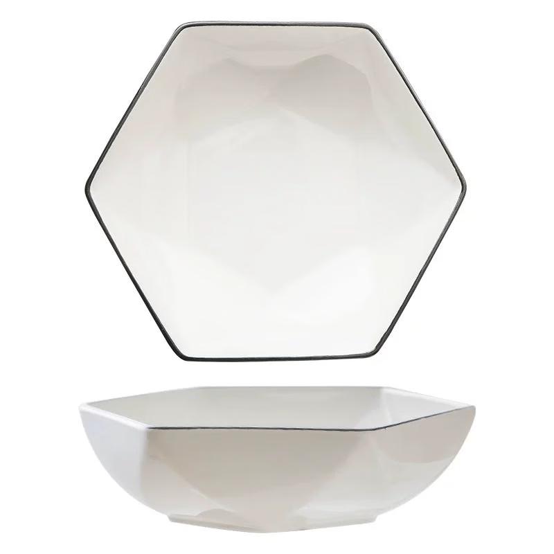 Nordic Style Ceramic Dinner Plate