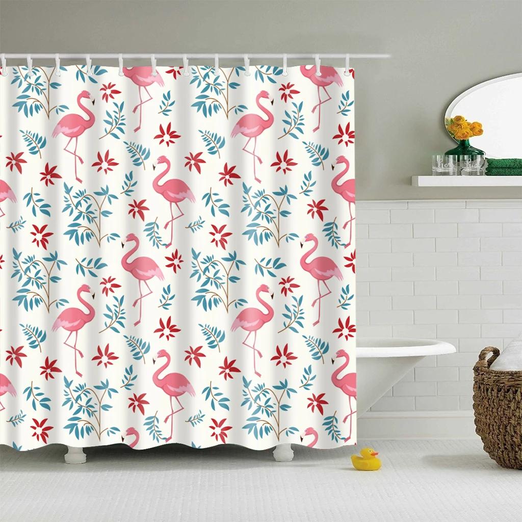 Animals Bear Shower Curtains Cute Cartoon Bathroom Curtain Fabric Waterproof Polyester Bathtub Curtains With Hooks Home Decor