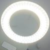 Microscope Ring Light Source 144 LED Brightness Adjustable Illuminator Lamp Bulb
