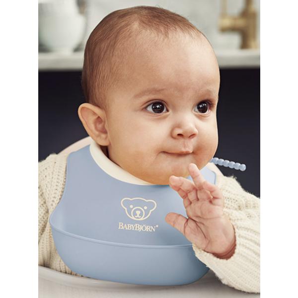 BabyBjorn dětský bryndák bryndák startovací sada 2 kusů, pudrově modrá, 2 kusy