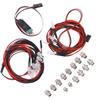 RC Car Flashing Light Lamp System with 6 Lamps 8 Lamps Durable RC Car LED Light Kit