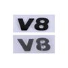 3D ABS Chrome Black V6 V8 Letters Car Rear Trunk Fender Emblem Badge Sticker Decals For VW Polo Golf Passat Touareg AccessoriesKD0