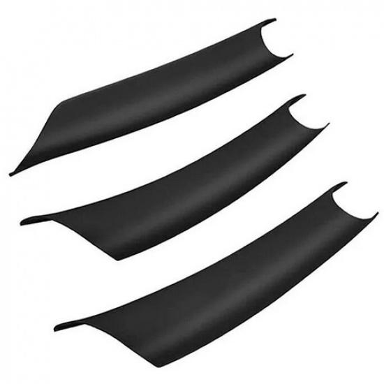 3PCS Interior Door Handle Panel Pull Cover Trim For BMW X5 X6 E70 E71 2007-2013