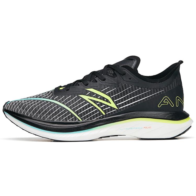 

Anta C202 GT Cushioning, Slip Resistant, And Abrasion Resistant Low Top Running Shoes Men s Black Green 42.5