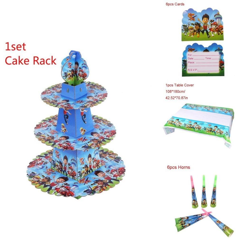 Festive Paw Patrol Kids Birthday Party Supplies With Colorful Decorations And Tableware Essentials