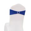 Chair Sashes Bows Wedding Lycra Chair Spandex Bands Stretch With Buckle For Chair Covers Decoration Party Dinner Banquet