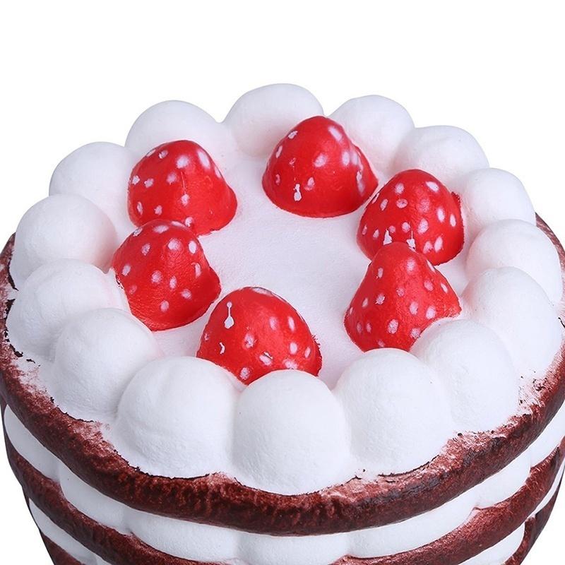 Stress Reliever Toy , Kemilove Slow Rising  Slice Cake Cream Scented Slow Rising Hand Wrist Toy