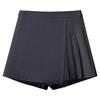 Women's High-Waist Pleated A-Line Skort - Irregular Wide-Leg Fit, Spring/Summer 2025