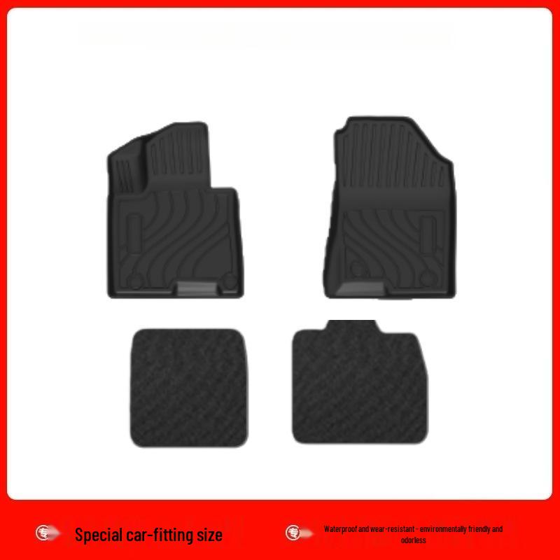 TPE Waterproof, Odorless, Wear-Resistant Floor Mats for 2025 Tiggo 8 (Overseas Version) - Eco-Friendly and Anti-Slip