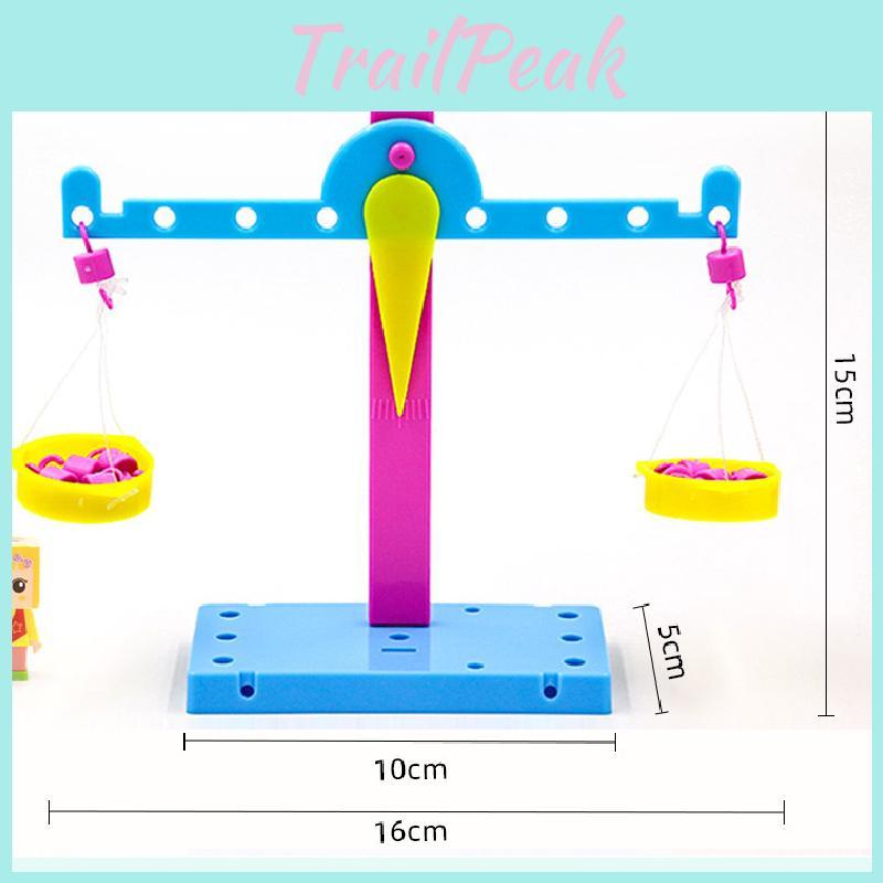 Ensemble de Matériaux Modèle d'Assemblage Balance d'Expérience Scientifique Jouet Puzzle pour Enfants Éducatif