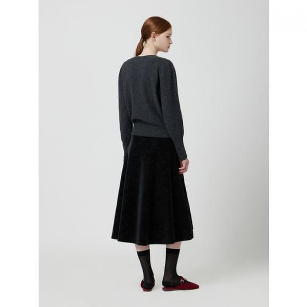 Cc Collect Synthetic Suede Unbalanced Wrap Skirt  C254msd036 
