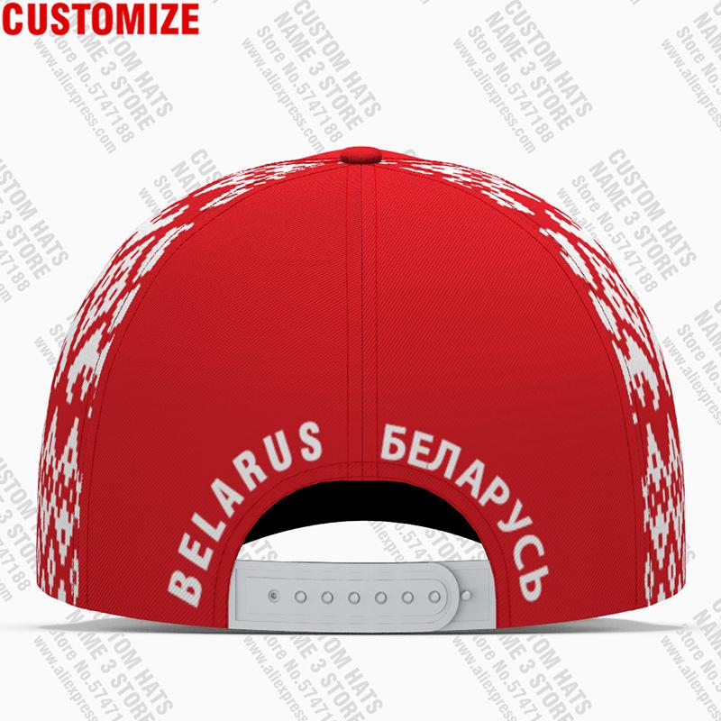 Belarus Baseball Cap Custom Made Name Number Team Logo Blr Fishing Hat By Country Travel Belarusian Nation Flag Po Headgear