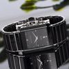 Roestvrij Staal Keramiek Luxe Saffier 1 Natuurlijke Diamant [Mauro Gerardi] Herenhorloge, & Armband, MJ3080-2