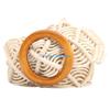 HX6F Adjustable Ethnic Belt For Women Woven Waxed Rope Wide Waistband Stylish Design
