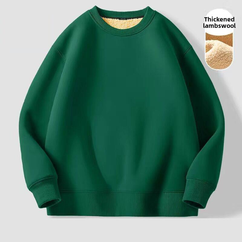 Men's & Women's Thick Fleece Sweater - Lamb Fleece, Warm, Round Neck - Perfect for Autumn & Winter