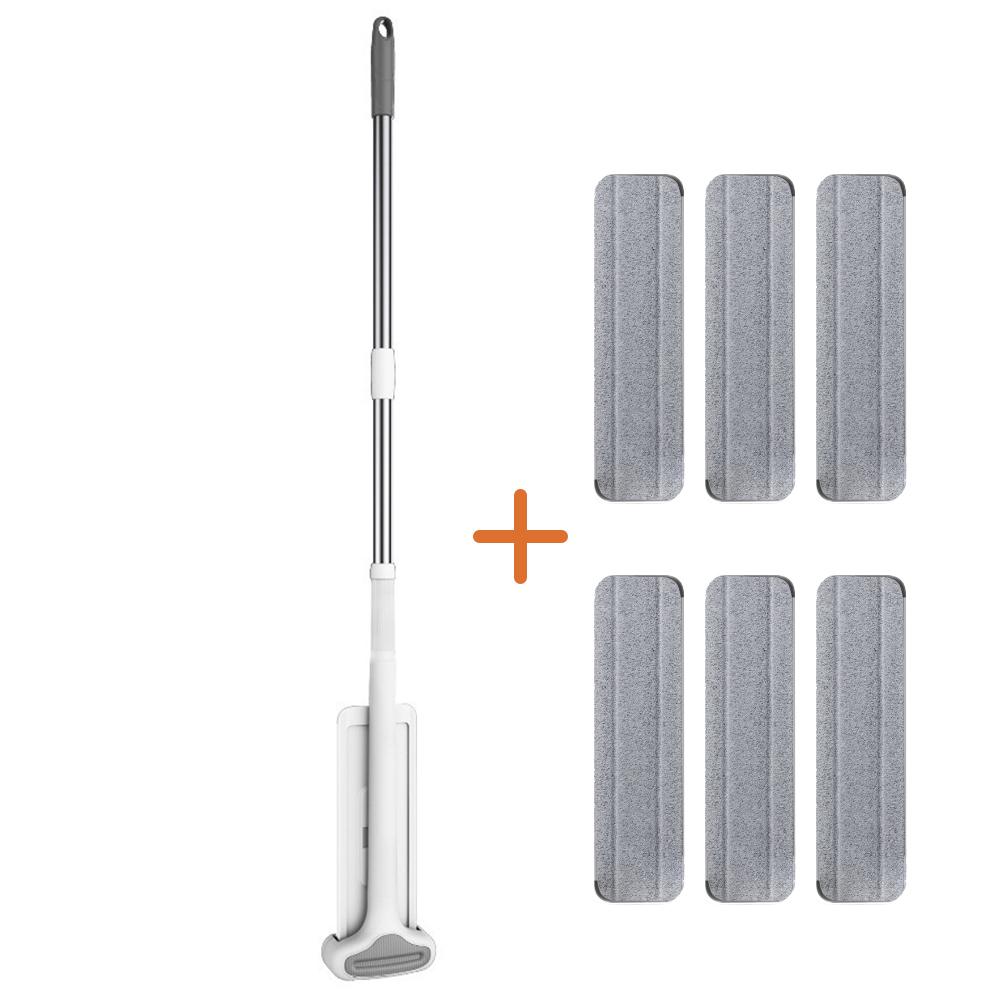 Wall Cleaner Mop Telescopic Long Handle Microfiber Floor Mop Multifunctional Dual Use for All Floor Types&Windows