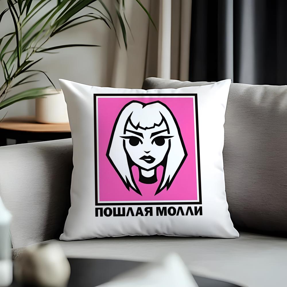 Trending Pposhlaya Mollyful Cushion Cover Antidustmite Pillowcase Invisible Zipper Silky Short Plush Sofa Cushion Cover