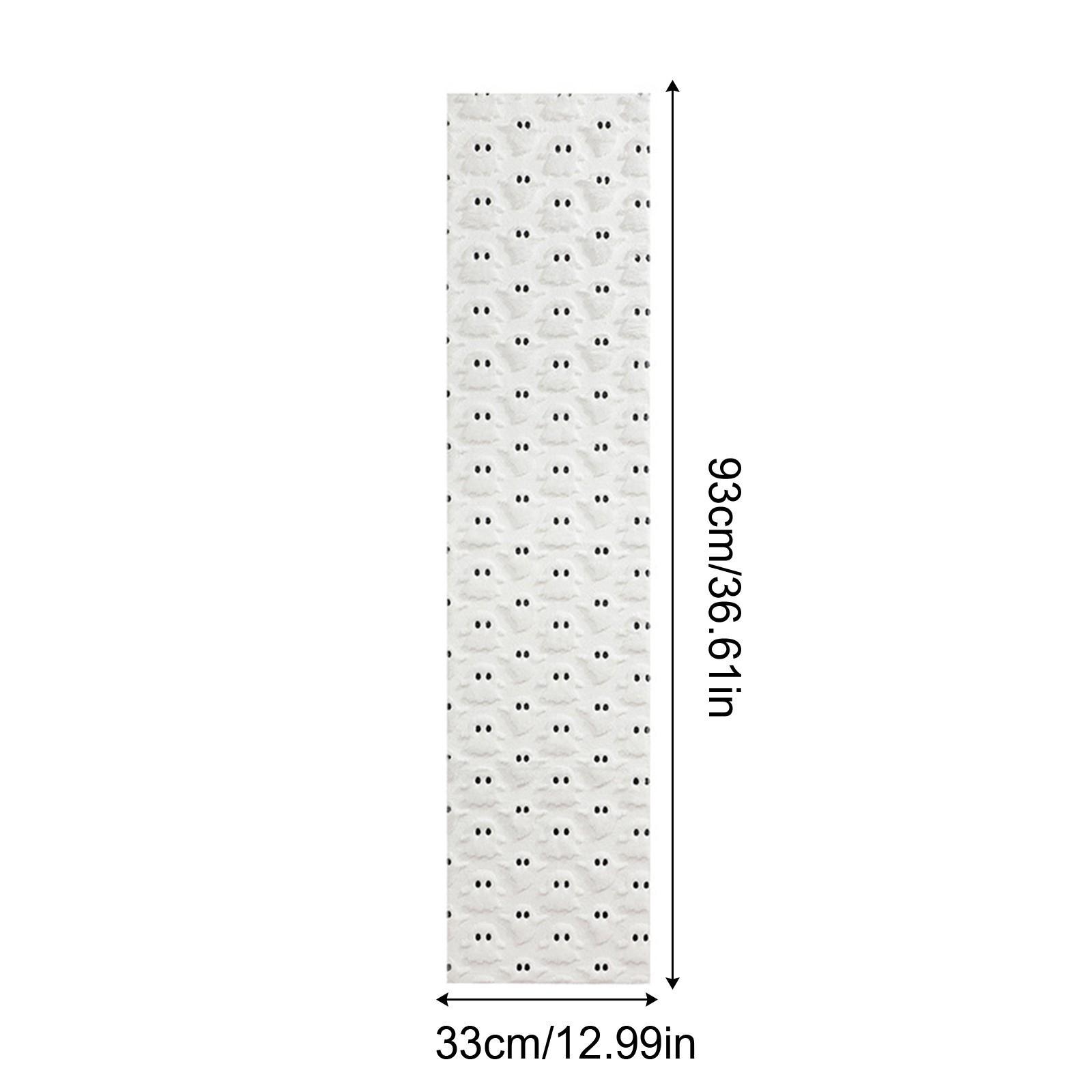 

Halloween Decoration Table Runner Spooky Strip Table Runners Home Restaurant Dining Table Decorations Halloween Party Decor Prop 33x93cm білий