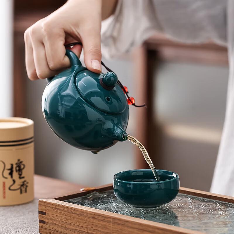 National Trend Business Tea Set Gift with Incense Burner