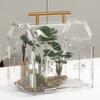 Acrylic Reptile Breeding Box Magnetic Snap Closure Reptile Terrarium Hermit Crab Habitat  Travel