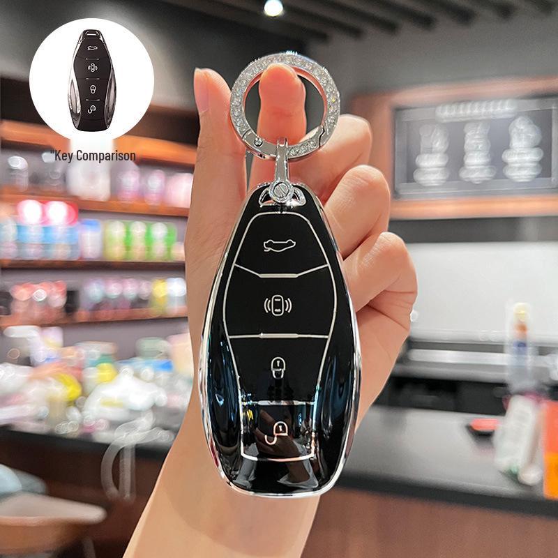 Premium Hongqi H5 Key Case for HS5/H9/H6/HS7/HS3/HQ9 - High-End Car Shell Cover