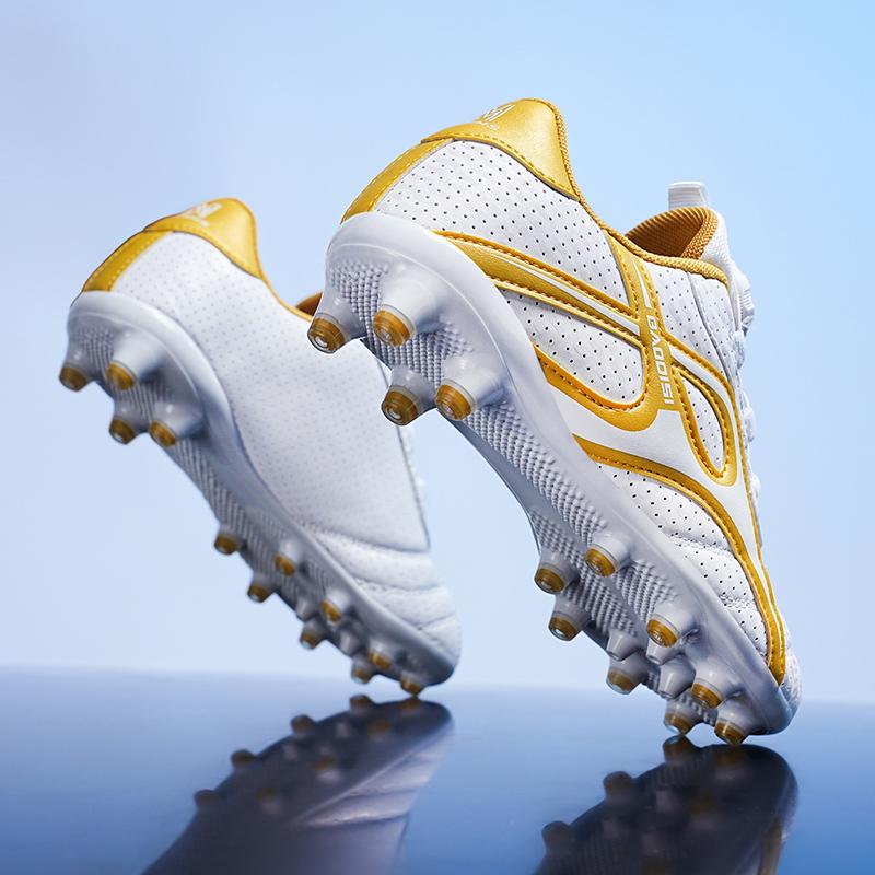 

Детские футбольные бутсы Society TF/FG Школьные футбольные бутсы Бутсы Травяные кроссовки для мальчиков и девочек Спортивная обувь для тренировок на открытом воздухе Размер 28-39 34 золотой