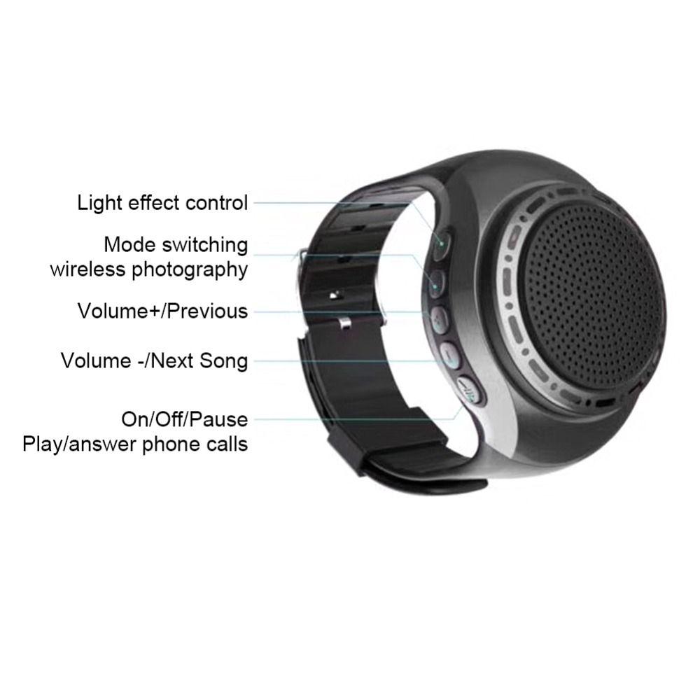 U6 Bluetooth Speaker Cool Lighting Wireless Speaker Self-Timer Mini Speaker Running Activity