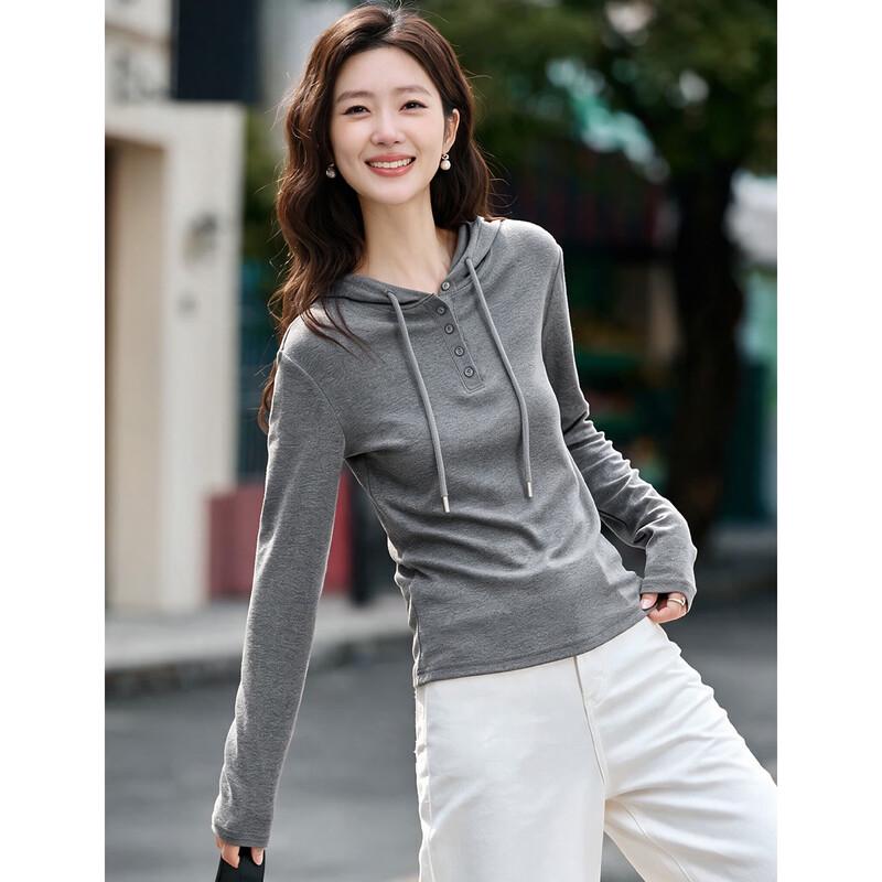 La Chapelle Women's Hooded Long-Sleeve Pullover