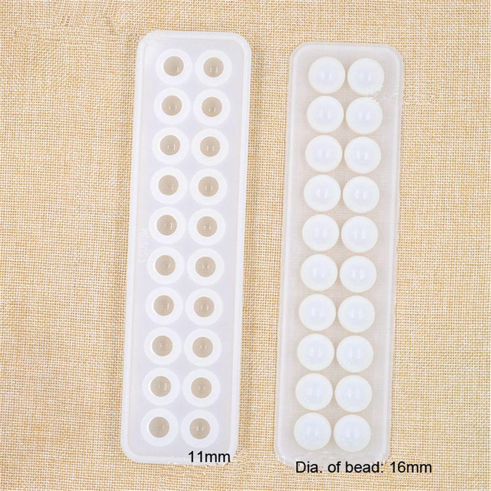 Molds Epoxy Resin Molds Making Jewelry Ball DIY Craft Mold Resin Mould Silicone Round Beads Mold