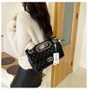 Xiaoxiangfeng pearl wrist new portable shoulder trendy fashion versatile underarm bag embroidery thread diamond grid