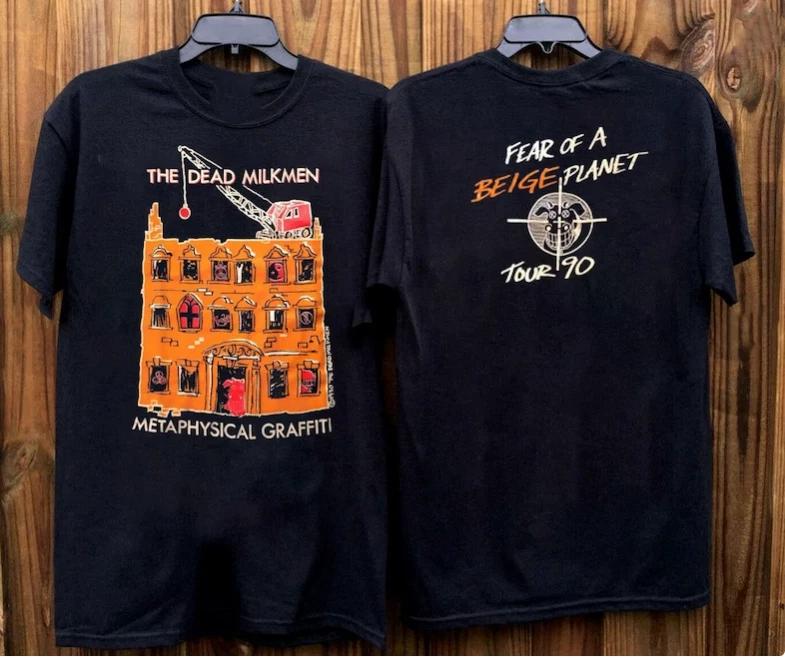 Vintage 1990 The Dead Milkmen Metaphysical Grapffiti Fear Of A Beige Planet Tour S