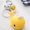 Cute Sea Whale Sounds Light Keychain Cartoon Animal Creative Key chain For Small Gift