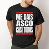 Me Dais Asco Gasi Todos Print Pattern T Shirt Unisex Unisex Summer Neutral Casual Loose Clothing Harajuku Hip Hop T Shirt