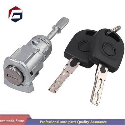 604837167 Door Lock For VW Golf 4 Mk4 IV Bora Jetta Passat Lupo Polo 9N Front Left  CYLINDER -with 2X