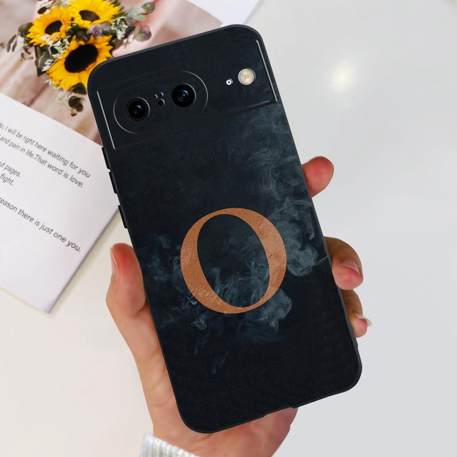 For Google Pixel 8 Case New 26 Letters Cover Shockproof Soft Silicone Phone Case For Google Pixel 8 Pro Pixel8 Back Cover Bumper