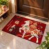 Anti Slip Zodiac Goat Floor Mat Cartoon 2027 Lamb Door Mat Sheep Foot Pad  Floor Protection
