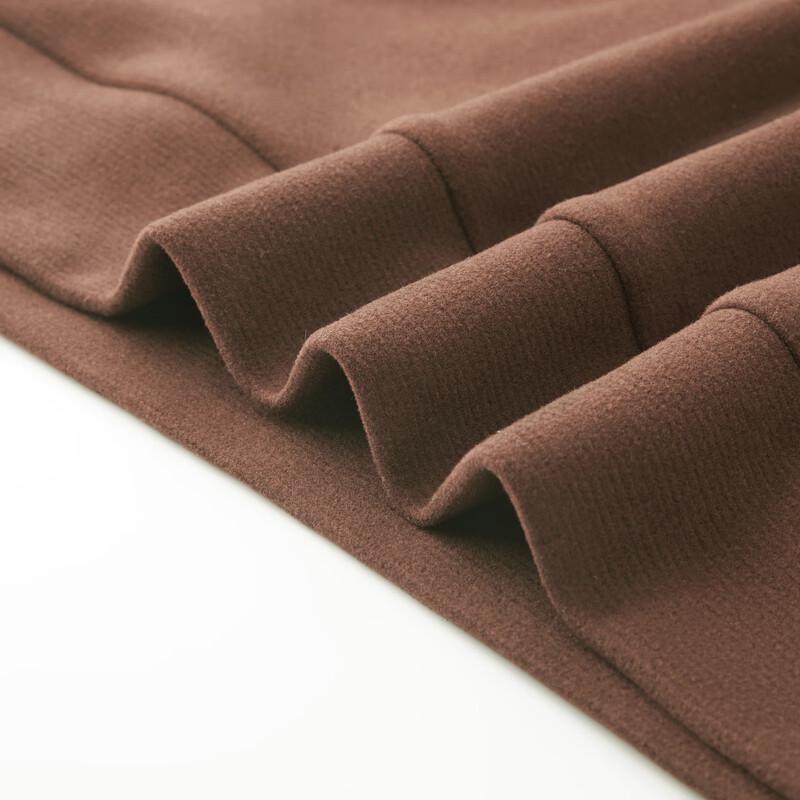 Shanshan Men's Wool Silk Blend Half-Zip Stand Collar Sweatshirt