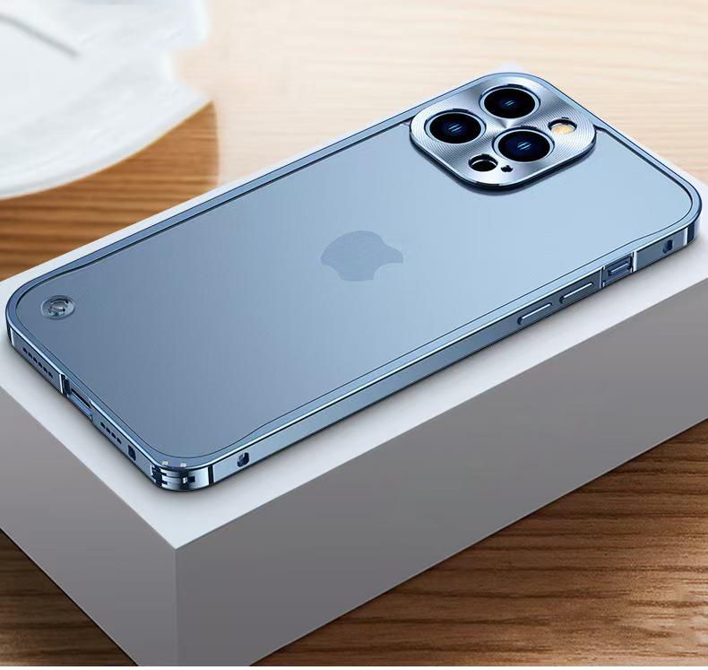 Luxury Aviation Aluminum Alloy Frame Bumper Case For iPhone 17 16 15 14 13 12 Pro Max Metal Lens Protection Shockproof Phone Cover