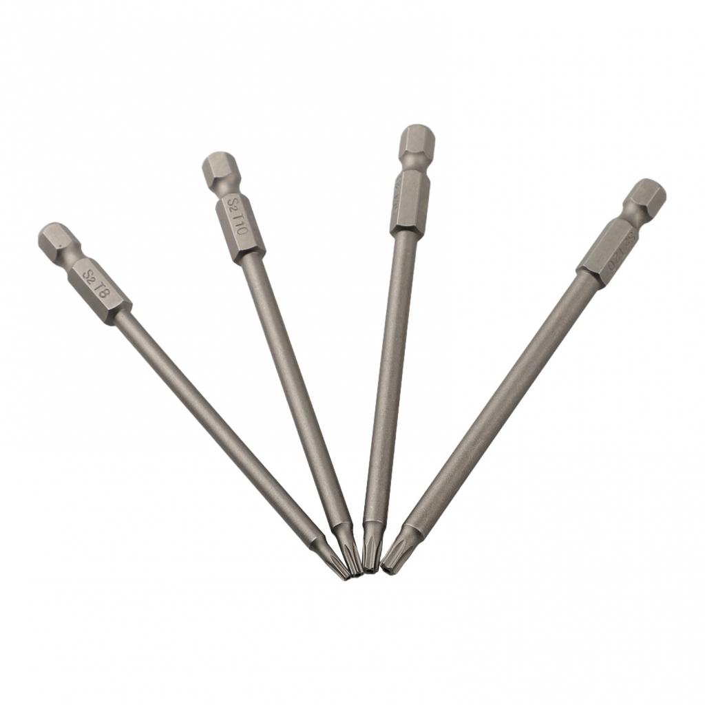 1/4 Hex Shank Bits 100mm Screwdriver Bits Torx Hex Cross Slotted Bits