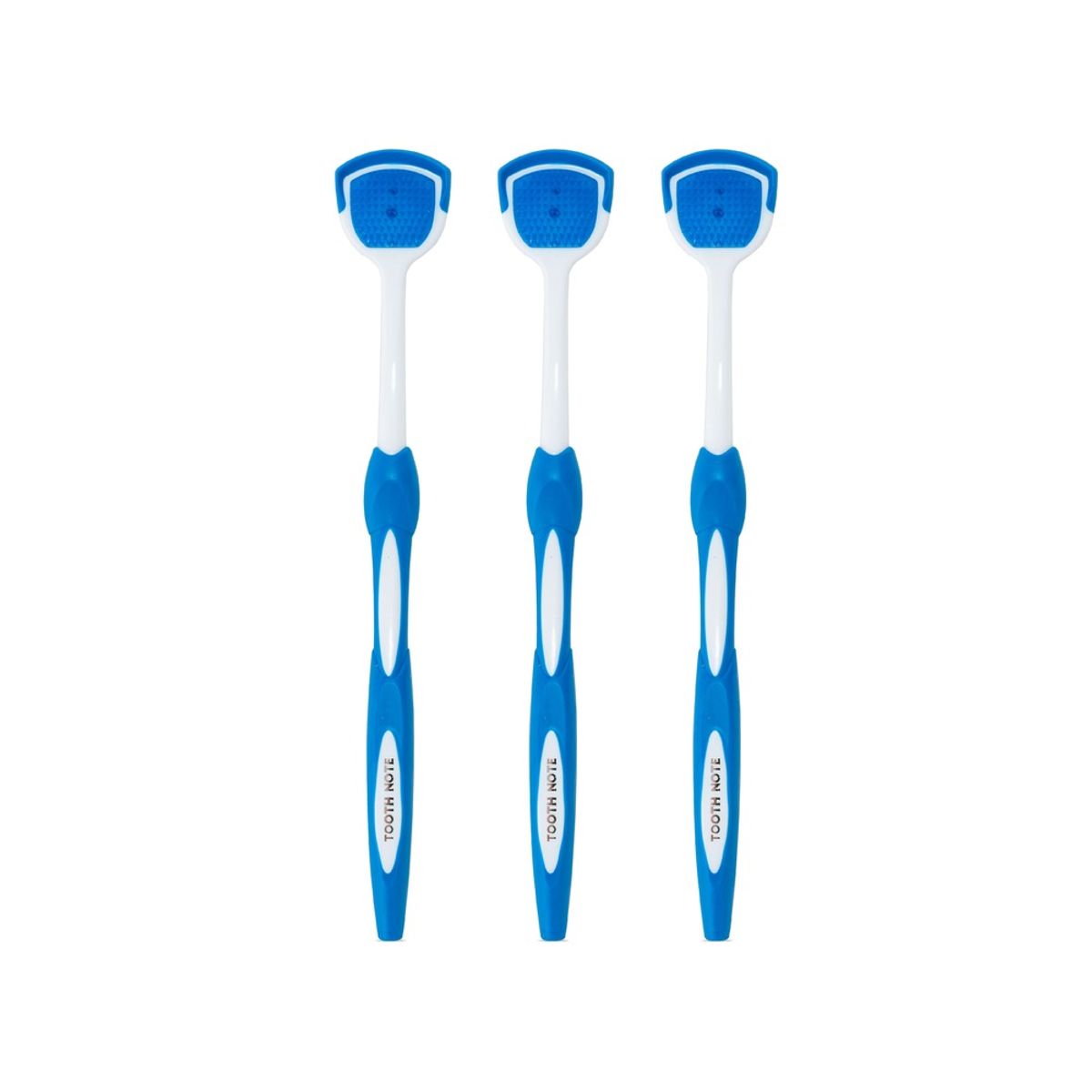 Toothnote Tongue Coating & White Coating Removal, Bad Breath Improvement Tongue Cleaner Blue (3 Pieces)