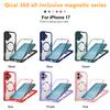 Suitable for iPhone 17 Pro Max 17Air Transparent Full-Edge Strong Anti-Fall Magnetic Wireless Charging Three-Proof Phone Case For iPhone 16 15 14 13