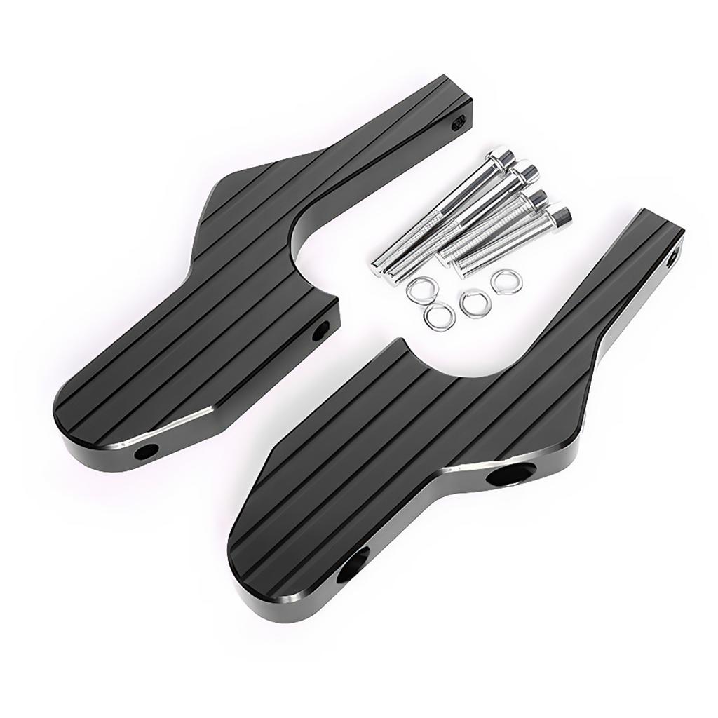 Aluminum Foot Peg Extensions Extended Footpegs for Vespa GT GTS GTV 60 125 200 250 300 300ie Vespa Motorcycle Parts