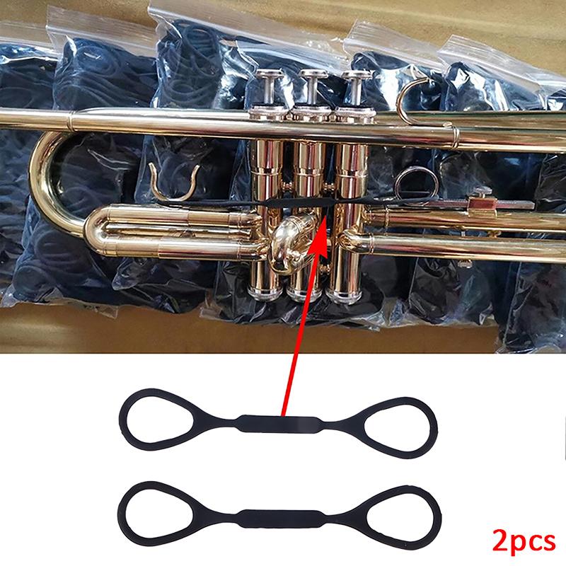 2Pcs Trumpet Musical Instruments Sound Change Silicone Rope Portable Accessories