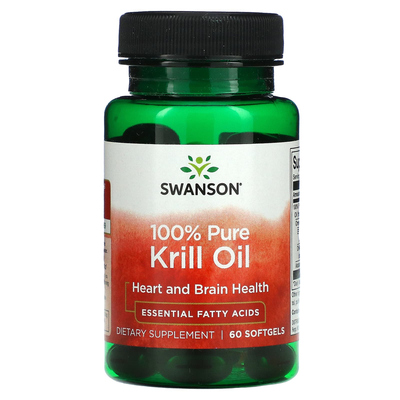 

Swanson, 100% Pure Krill Oil, 60 Softgels