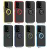 Custodia opaca armatura per Honor 200 Lite Cover Anello Supporto magnetico Supporto Antiurto Testurizzato Flessibile Business Protezione completa