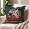 Cartoon C-C-ourage The C-Cowardly Dog cushion cover Pillow Cover Decoration Room Home Sofa living Office Car Nordic Simplicity