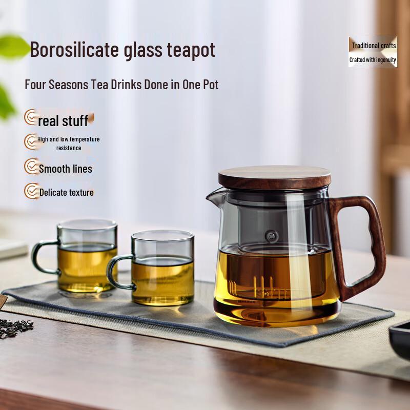 Ni Ye Heat-Resistant Glass Teapot & Tea Set