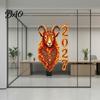 Decorative Static Clings for Office Windows Chinese New Year Window Clings, 2027 of Goat No?Glue Reusable Lunar Xmas Decor Home Shop Decoration